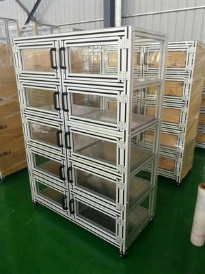鋁型材多開門產(chǎn)品貨架